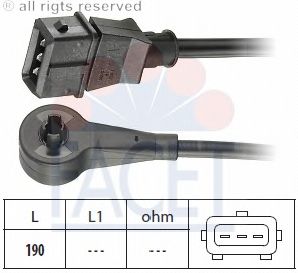 Sensor, crankshaft pulse; Pulse Sensor, flywheel; RPM Sensor, engine management 9.0184