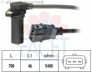 Sensor, crankshaft pulse; Pulse Sensor, flywheel 9.0224