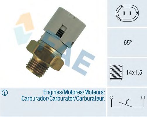 Temperature Switch, coolant warning lamp 35690