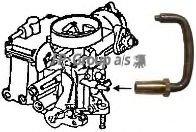 Injection Tube, accelerator pump 8116001206