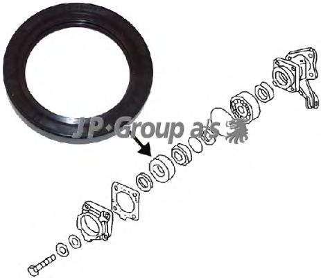 Shaft Seal, differential 8151250600