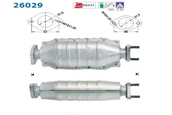 Catalytic Converter 26029