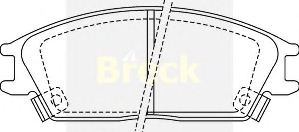 Brake Pad Set, disc brake 21012 00 C