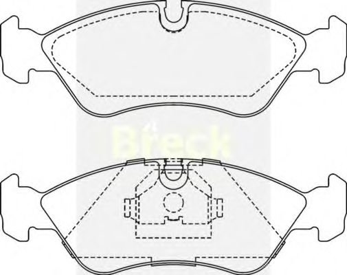 Brake Pad Set, disc brake 21190 00 701 00