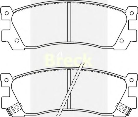 Brake Pad Set, disc brake 21320 00 C