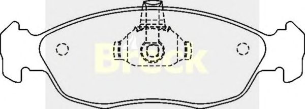 Brake Pad Set, disc brake 21430 00