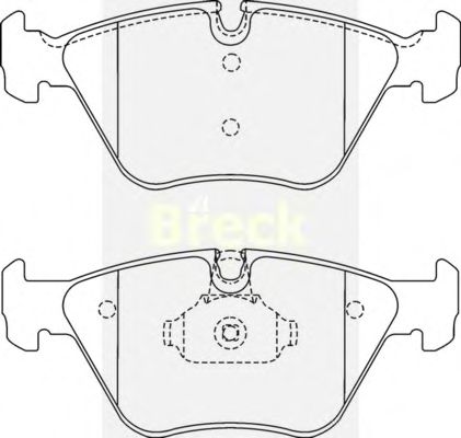 Brake Pad Set, disc brake 21676 10