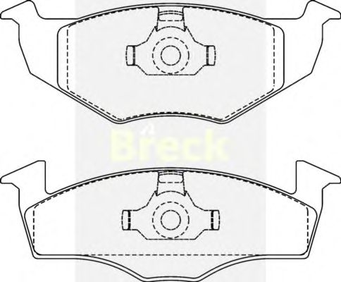 Brake Pad Set, disc brake 21866 00 702 00