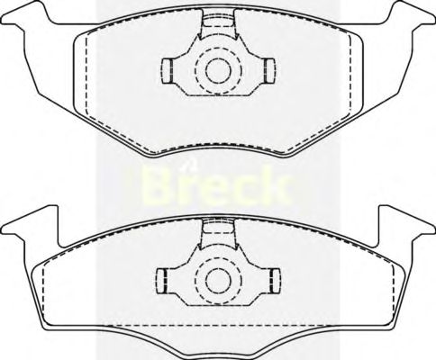 Brake Pad Set, disc brake 21866 10 702 00