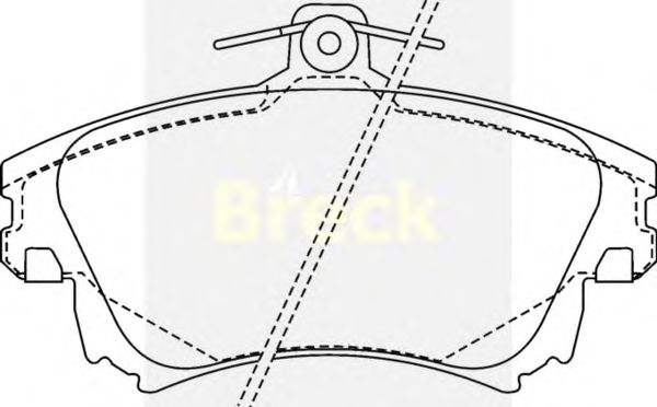 Brake Pad Set, disc brake 21983 00 701 10