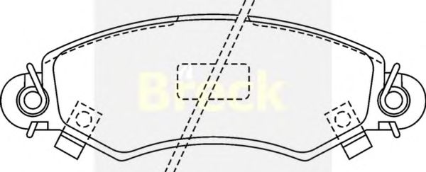 Brake Pad Set, disc brake 23296 00 C