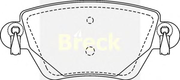 Brake Pad Set, disc brake 23557 00 704 10