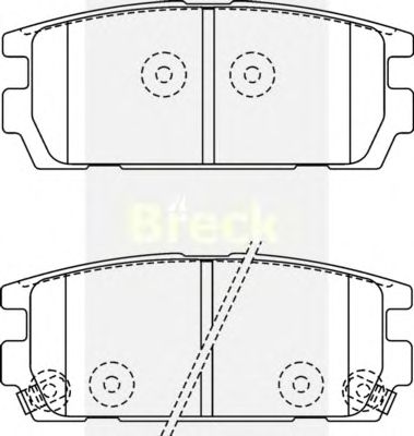 Brake Pad Set, disc brake 23813 00 C