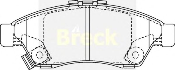 Brake Pad Set, disc brake 23817 00 C