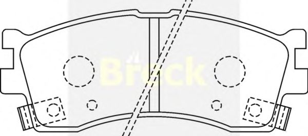 Brake Pad Set, disc brake 23873 00 501 10