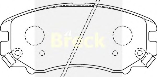 Brake Pad Set, disc brake 23891 00 701 10