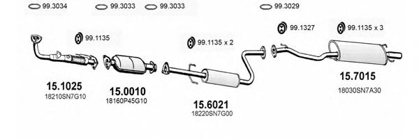 Exhaust System ART1127