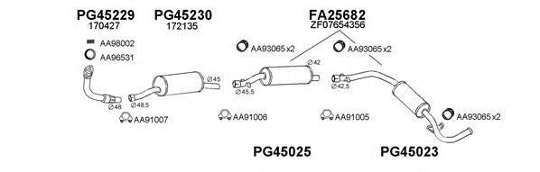 Exhaust System 450180