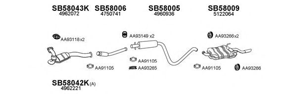 Exhaust System 580028