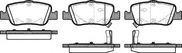 Brake Pad Set, disc brake P12563.02