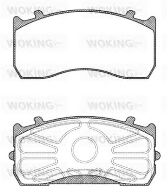 Brake Pad Set, disc brake JSA 9153.10