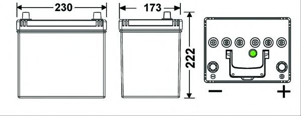 Starterbatterie; Starterbatterie CB604
