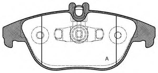 Brake Pad Set, disc brake BPA1305.20