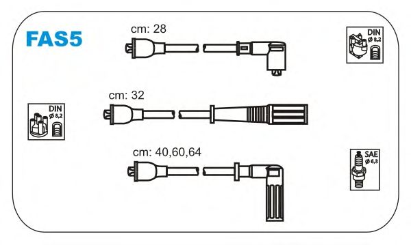 Ignition Cable Kit FAS5