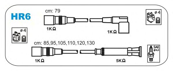 Ignition Cable Kit HR6