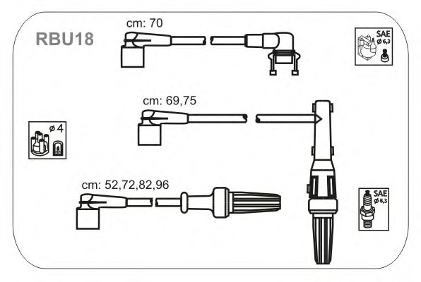 Ignition Cable Kit RBU18