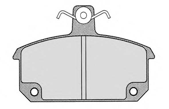 Brake Pad Set, disc brake 189.0