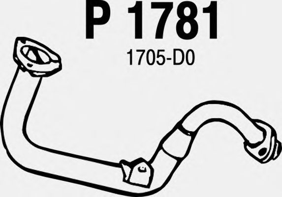 Exhaust Pipe P1781
