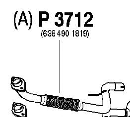 Exhaust Pipe P3712