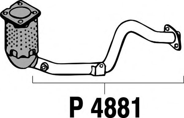 Exhaust Pipe P4881