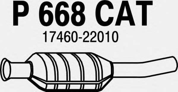 Catalytic Converter P668CAT