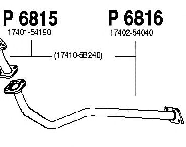 Exhaust Pipe P6816
