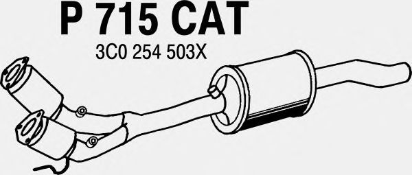 Catalytic Converter P715CAT