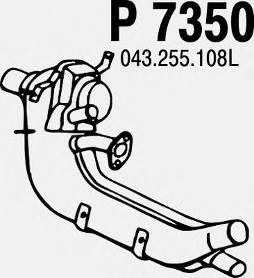 Exhaust Pipe P7350