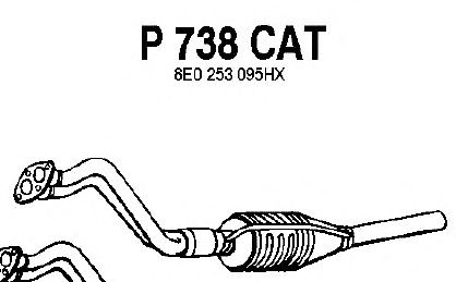 Catalytic Converter P738CAT