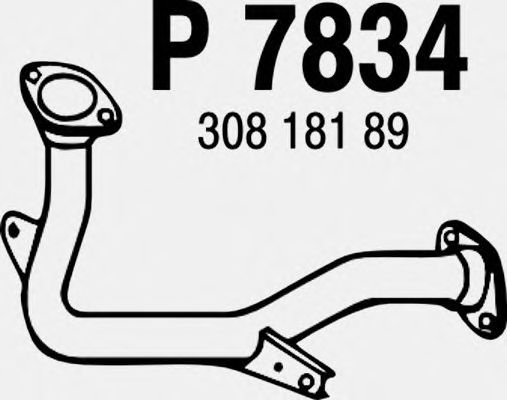Exhaust Pipe P7834
