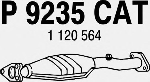 Catalytic Converter P9235CAT