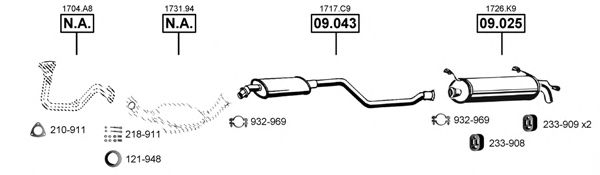 Exhaust System CI092805