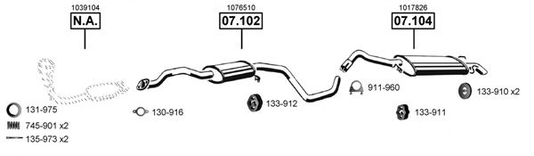 Exhaust System FO070710
