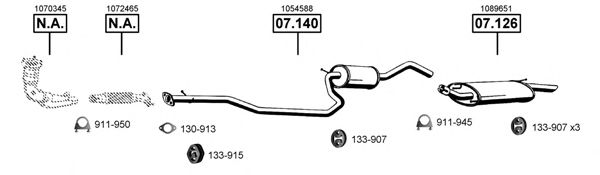 Exhaust System FO071095
