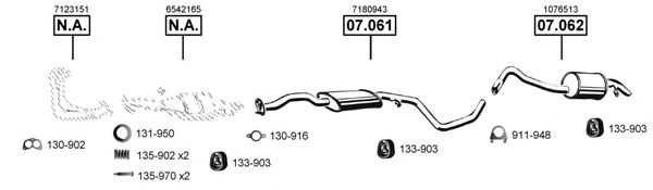 Exhaust System FO074045