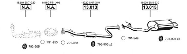 Exhaust System HO130195