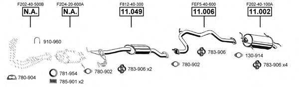 Exhaust System MA112040