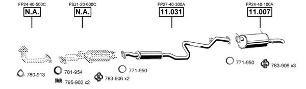 Exhaust System MA112180