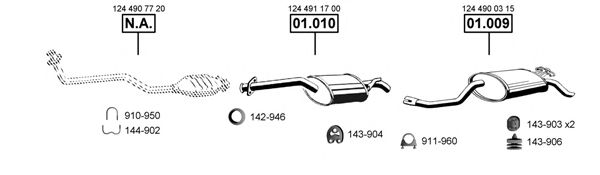 Exhaust System ME011885