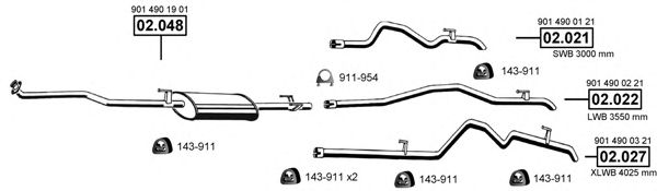 Exhaust System ME012400